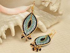 Of Glitter & Shine ☆ Embroidered Jewelry { Earrings } 4